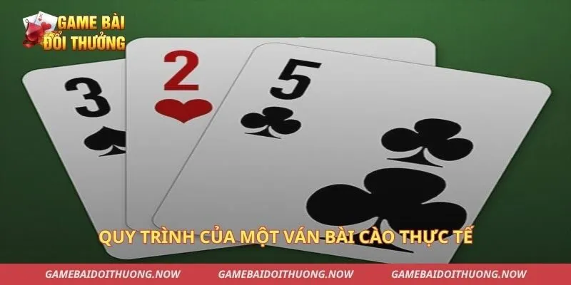 Quy trình của một ván bài cào thực tế
